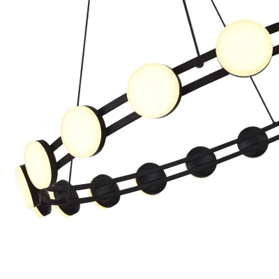 Светильник подвесной ST-Luce черный/белый LED 1*40W 4000K MONRO_5