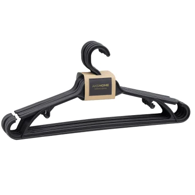 Набор вешалок В001, черный, 5 шт фотография