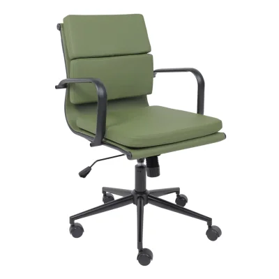 Кресло рабочее INDIGO, LB зеленый/черный фотография