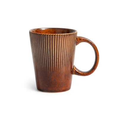 Кружка AURORA, фарфор, каштановый, 250мл фотография