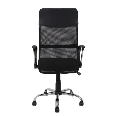 Кресло поворотное ALLISON, экокожа/сетка, черный+сетка-чёрный_5