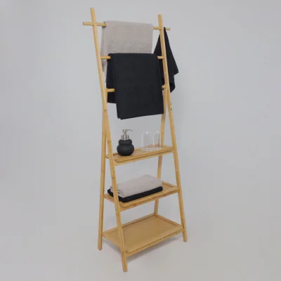 Набор полотенец махровых TANUKI, 2 шт (50*90см+70*140см), серо-бежевый, 16-1305_7