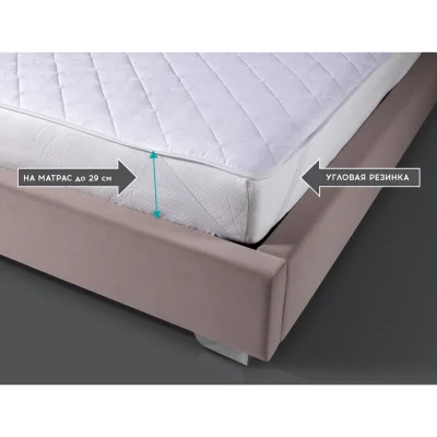 Наматрасник Cotton S4, 140х200см, белый_2