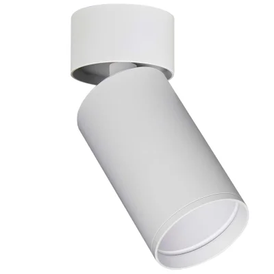 Светильник потолочный Белый GU10 1*50W IP20 D52xH130 220V Без ламп Накладные светильники фотография