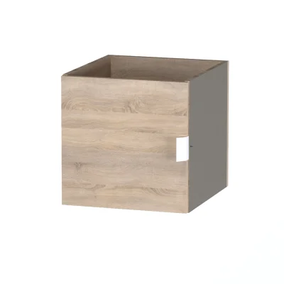 Модуль с дверцей, ручка металл ФОРА 33х33х37см, деб беленый фотография