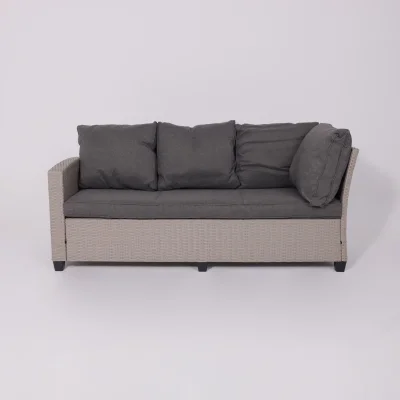 Комплект садовой мебели ROSEWOOD (диван 2шт, стол 1шт), серый_36