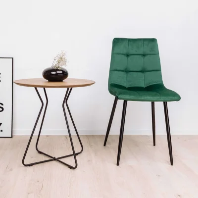 Стул DALLAS, зеленый велюр 78/черный_6