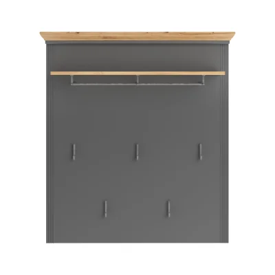 Прихожая "JASMIN", графит+дуб артизан. Комплект №1_3