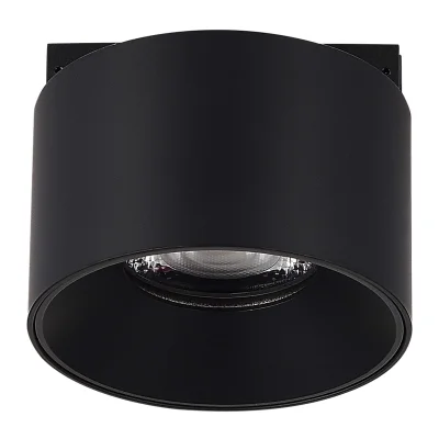 Магнитный трековый светильник Черный LED 1*5W 3000K 350Lm Ra>90 36° IP20 D60xH37 24V SUPER5_3