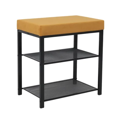 Банкетка ТОРОНТО 13S, горчичный/черный фотография