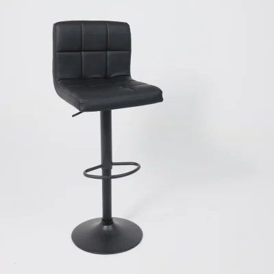Стул барный LOGOS, экокожа, черный/черный_4