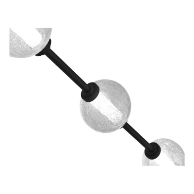 Светильник подвесной ST-Luce Черный/Прозрачное кракелированное стекло LED 3*8,5W 3000K PEEK_4