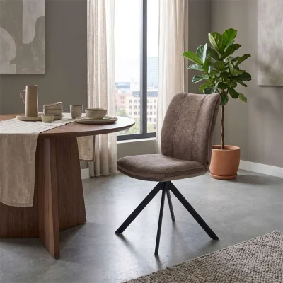 Стул SMART-R 360, g26 MOCCO шенилл LUX - d05 CAPPUCCINO LUX\черный_3