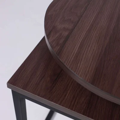 Стол журнальный CHIP, дуб итальянский/черный, 400*400*550_7