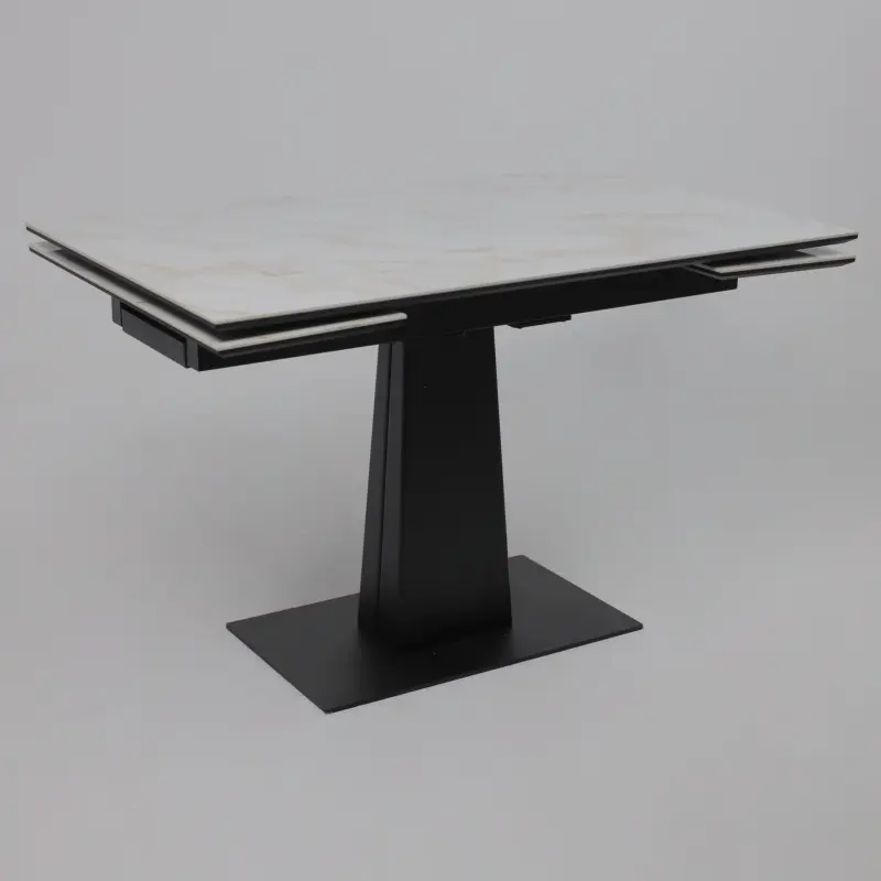Стол AV 2119, МДФ+керамика, раздвижной 1200 (1800)*800 белый, глянцевый CARLA LARKIN /черный_preview_7