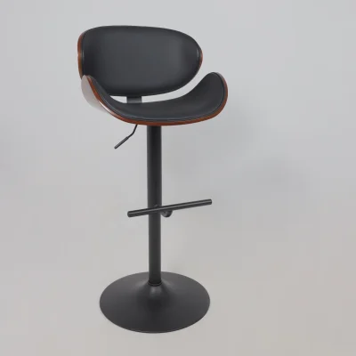 Кресло барное ROCKER, экокожа, черный/черный_19