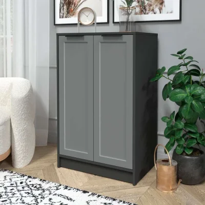 Тумба КОНЦЕПТ Тренд КТ-Т64, к.Антрацит/ф.Серый  (В1020хШ636хГ451мм)_4