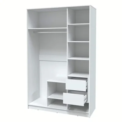 Шкаф КОНЦЕПТ Тренд КТ-Ш3, к.Белый/ф.Белый  (В2128хШ1360хГ547мм)_4