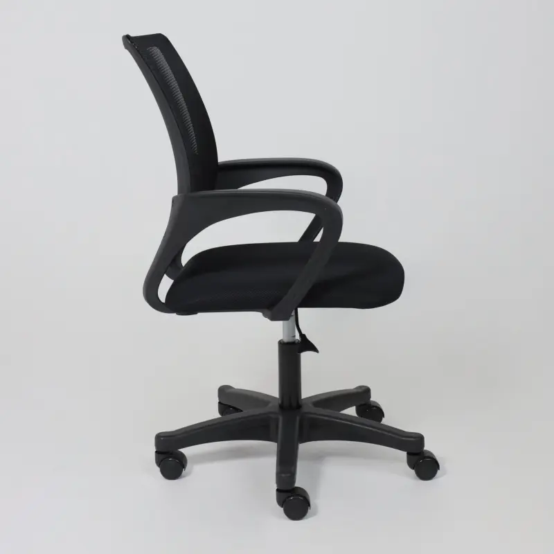 Кресло поворотное RICCI 695 Black, ткань/сетка, чёрный+сетка-черная_preview_6