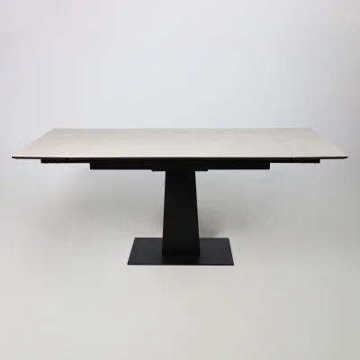 Стол AV 2119, МДФ+керамика, раздвижной 1200 (1800)*800 серый, матовый CARMEN LIDHT GREY/черный_19