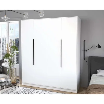 Шкаф КОНЦЕПТ КТ-Ш4, к.Белый/ф.Белый  (В2128хШ1800хГ547мм)_2