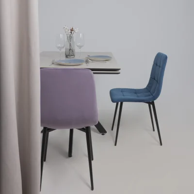 Стул AV 406-N, синий бархат Confetti deep ocean/черный_3