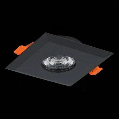 Св-к встр. Черный GU10 1*50W  L94xW94xH25 220V Без ламп Встраиваемые светильники_4