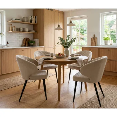 Стул ROB, b03 CREAM LUX\черный_3