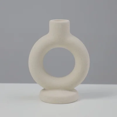 Статуэтка-подсвечник SERENITY 1, светло-бежевый, 10,1*13,3см_6