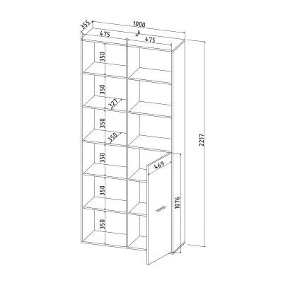 Шкаф SKILL-20 (1), антрацит_10