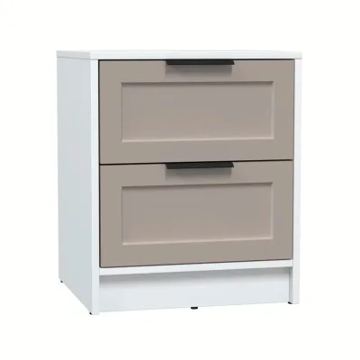 Тумба прикроватная КОНЦЕПТ Тренд КТ-ТК1-57, к.Белый/ф.Луна  (В572хШ477хГ451мм) фотография