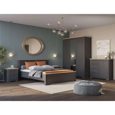 Н.м. "JASMIN" тумба KOM1D4S, к.Графит+Дуб артизан/ф.Графит_4