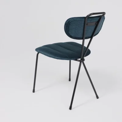 Стул TORI, темно-бирюзовый велюр VOSS 86/черный_21