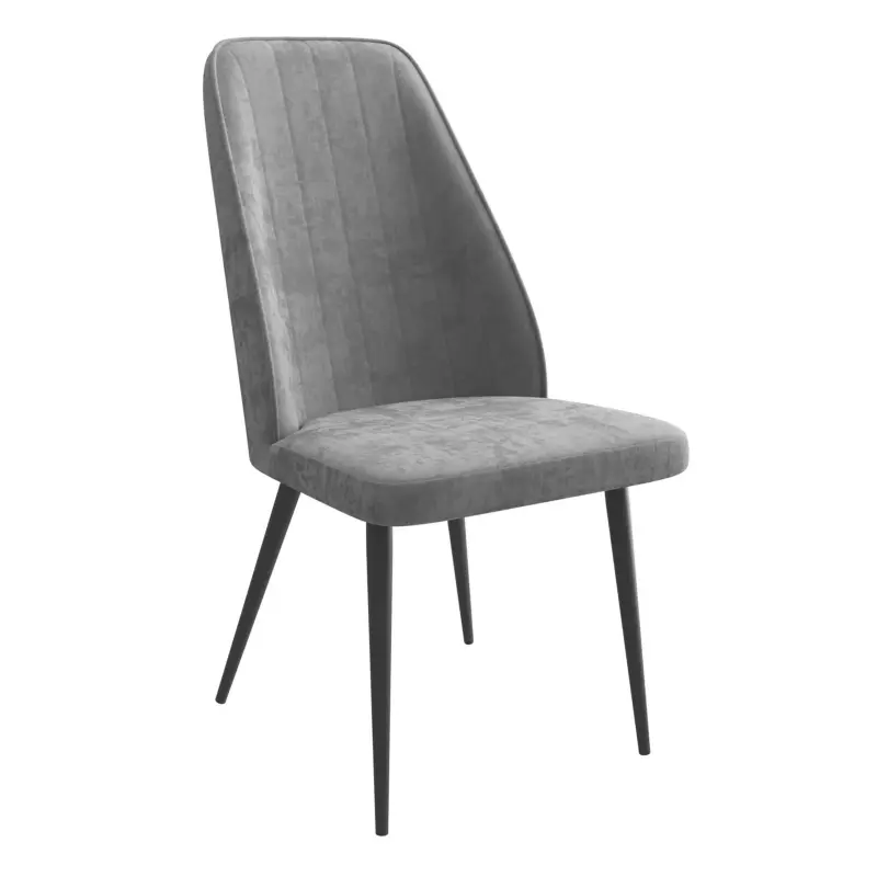 Стул LEONARD M, b22 GREY LUX\черный фотография