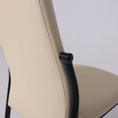 Стул DENVER, экокожа, бежевый TP12/черный_12