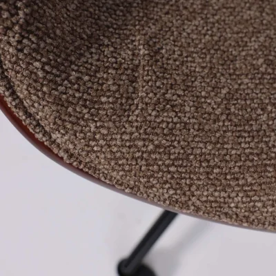 Кресло барное ANGARA, букле, коричневый Lisa 421/черный_8