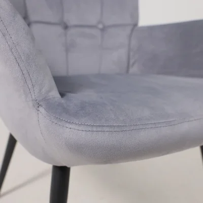 Кресло ODA, серый велюр HCJ-40/черный_10