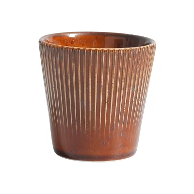 Стакан AURORA, фарфор, каштановый, 200мл фотография