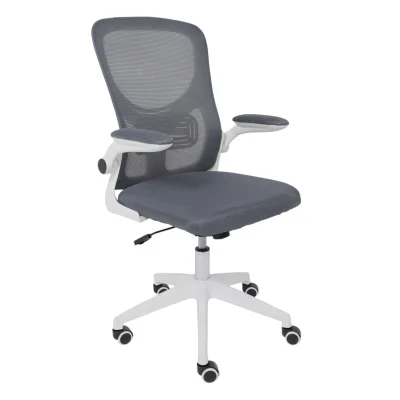 Кресло поворотное PLAN, серый+белый фотография