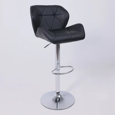 Кресло BERLIN, экокожа, черный/хром_11