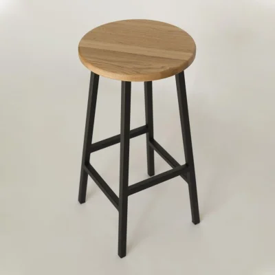 Стул полубарный SMH-63 ND, дуб натуральный/черный_8