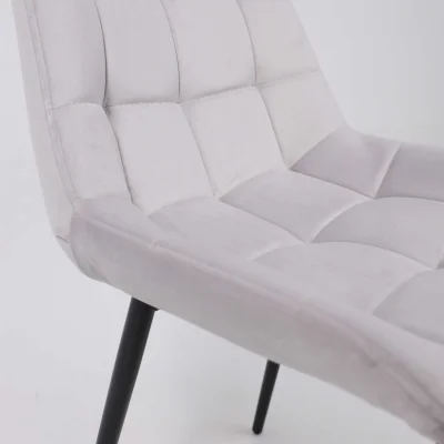 Стул AV 405, светло-серый бархат Н-09/черный_7