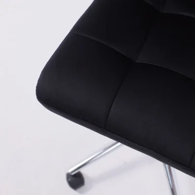 Кресло Роза квадрат, Velutto 34 черный/хром_15
