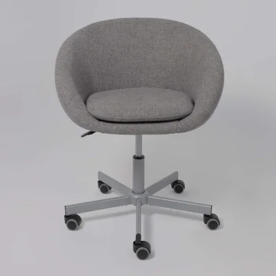 Кресло поворотное ELENA, ткань, серый_15