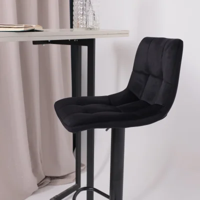 Кресло барное РОЙ GB, Seven 035 черный велюр/черный_10