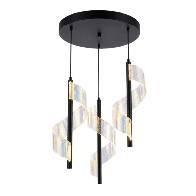 Светильник DEW, потолочный, LED, чёрный фотография