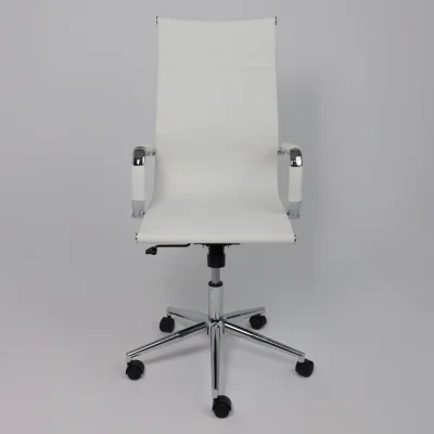 Кресло поворотное EVELIN, экокожа, белый_2