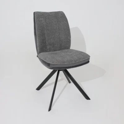 Стул SMART-R 360, g22 GRAPHITE шенилл LUX - d10 HEMATITE LUX\черный_14