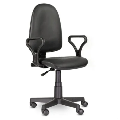 Стул поворотный PRESTIGE GTP V-4. кожзам, черный фотография