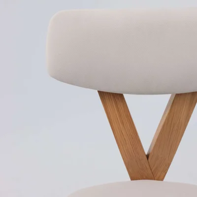 Стул ТВИСТ, кремовый велюр Maxx 100/светлый дуб_11